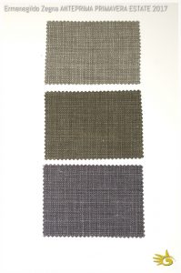 Ermenegildo Zegna Cross-Ply [ 230 g/mt ] 49% Linen / 32% Wool / 19% Silk