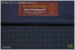 Ermenegildo Zegna High Performance Cool Effect [ 240/250 g/mt - oz 8 ] 95% Wool / 5% Silk