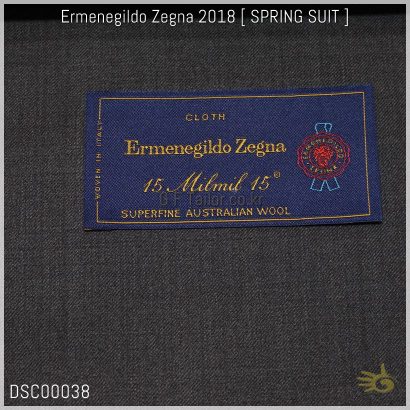 Ermenegildo Zegna 15 Milmil 15 [ 220 ~ 230 g/mt - oz 7 ] 100% Superfine Australian Wool
